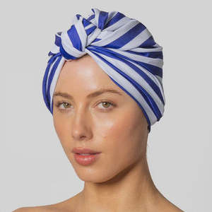 Hair: Dahlia shower cap in Fontelina Stripe - Big Hair