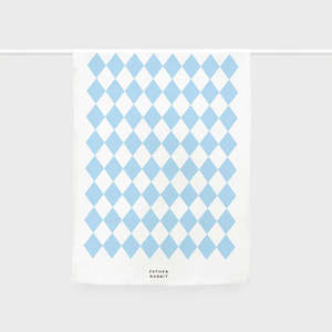 Kitchen: Blue Diamonds - Teatowel