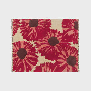Brands: Isabella Bath Mat - Crimson