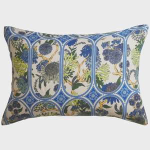 Table Linen: Naia Linen Pillowcase Set - Pearl Standard