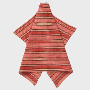 All Homewares: Selene Stripe Tea Towel - Hibiscus