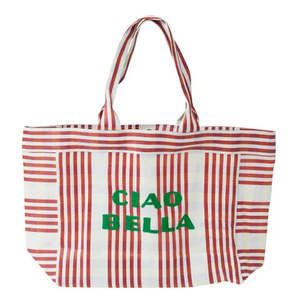 Ciao Recycled Lge Tote 56x16x34cm Red