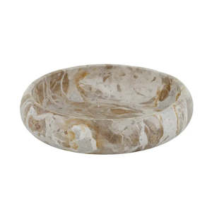 Xena Marble Bowl 26x6cm Taupe