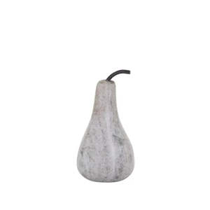 Pear Marble Sculpture 7x13cm Beige