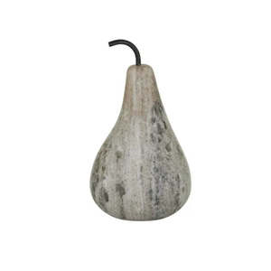 Pear Marble Sculpture 11x19cm Beige