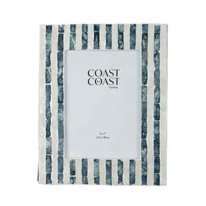 Nya Inlay 5x7" Frame Navy/Ivory