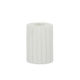 Mara Marble Candleholder 5x7.5cm White