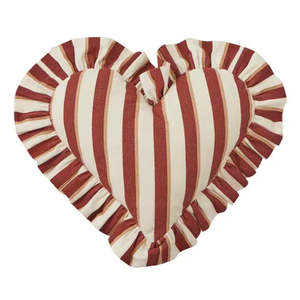 Cushions Covers: Bonny Heart Cotton Cushion 32x40cm Russet