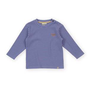 ESSENTIAL STRIPE RIB TOP PURPLE