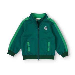 LOGO TRACK ZIP JACKET