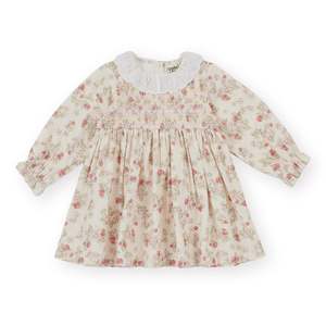 STRAWBERRY FIELDS SMOCKED DRESS