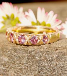 Floating flowers ring