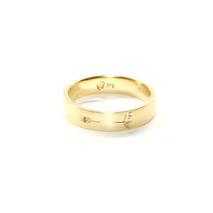 Gold dande wish ring