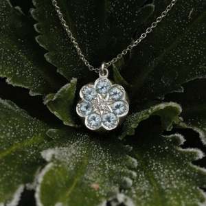 Midwinter Collection: Frost flower pendant