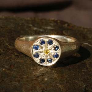 Midwinter Collection: Mini midnight star ring