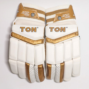 Ton Golden Gutsy Cricket Batting Gloves Adi Sports