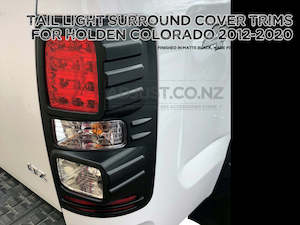Tail light Cover Trims suitable for Holden Colorado 2012-2020