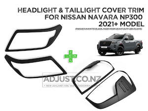 Cover Trims: Headlight and Taillight Trims for NISSAN NAVARA NP300 2021+