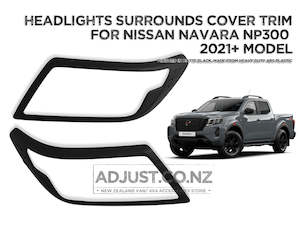 Cover Trims: Headlight Cover Trims for NISSAN NAVARA NP300 2021+