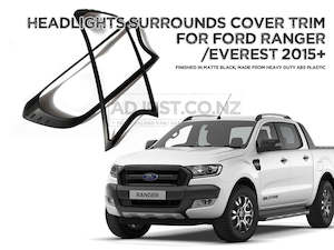 Cover Trims: Headlight Cover Trims for Ford Ranger/Everest 2015-2022