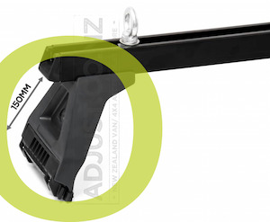 Roof Racks: Compatible with Toyota Hiace 150mm Roof Rack Bracket