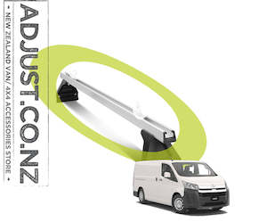 Roof Racks: Compatible with Toyota Hiace Roof Rack Heavy duty Bar "Silver" 1650mm