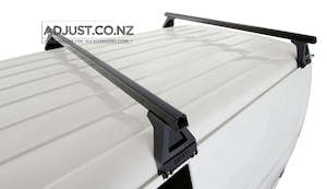Roof Racks: Compatible with Toyota Hiace 2 x Roof Rack 150mm 'BLACK'