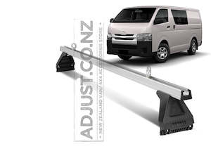 Compatible with Toyota Hiace 1 x Roof Rack 150mm 'Silver'