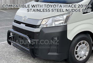Black Nudge Bar Suitable For Toyota 300 Series Hiace 2019-2024