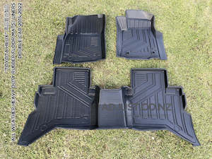Floor Mats Liners: NEW Heavy Duty "Deep Dish" Rubber Floor Mats/ Liners For Toyota Hilux 2015-2022
