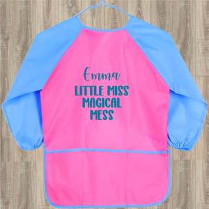 Personalised Messy Play Apron for Kids Ages 3-8