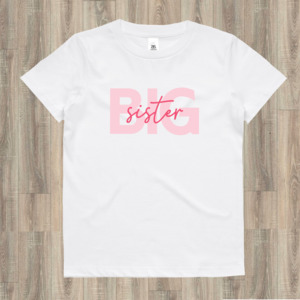 Brother Sister Tees: Big Sister Onesie or Tee