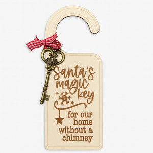 Santa's Magic Key - Christmas Door Key for Homes Without Chimneys