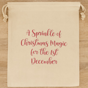 The Red December 1st Bag - Christmas Countdown Tradition