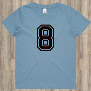 Age Tees: Sport Jersey Number T-Shirt (Assorted Colours 1-10)