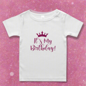 It’s My Birthday T-Shirt Pink Glitter