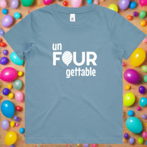 Un Four Gettable T-Shirt (White or Blue)