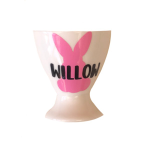 Easter Collection: Personalised Egg Cup - Pink