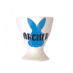 Easter Collection: Personalised Egg Cup - Blue