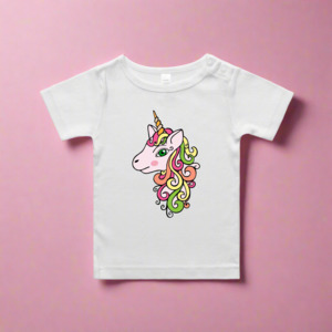 Unicorn Tee Shirt - Girls Magical Colorful T-Shirt NZ