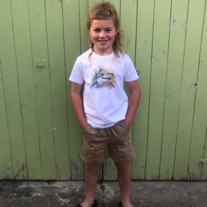 Themed Tees: Shark Tee - Boys Ocean Theme T-Shirt NZ
