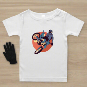 Motocross Rider Tee - Boys Dirt Bike T-Shirt NZ
