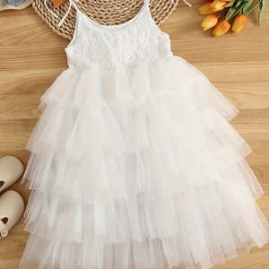 Dresses Tutus Accessories: Lace Flower Girl Tulle Dress White