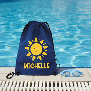 Products: Blue Swim Bag & Goggles Bundle - Personalised Kids Swimming Set NZ