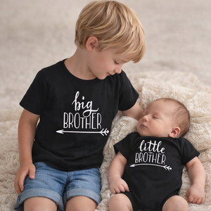 Big Brother Little Brother Matching Outfit NZ | Sibling Set | Boys Announcement Gift