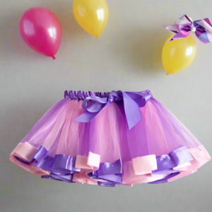 Dresses Tutus Accessories: Purple Tutu & Matching Hair Clip