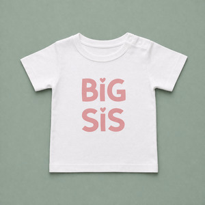 Brother Sister Tees: Big Sister Rose Gold Shirt NZ | Kids Tee