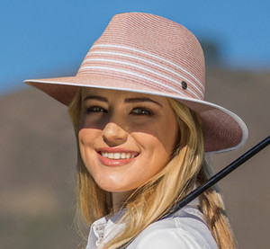 Stay in shape Fedora hat with stripe detail - various colours