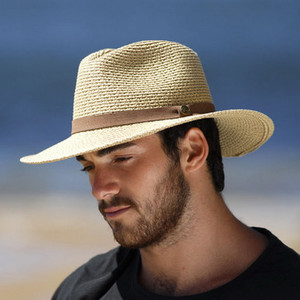 Outback lightweight Fedora natural - Extra large size 63cm