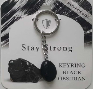 Products: Keyring Obsidian- Stay Strong